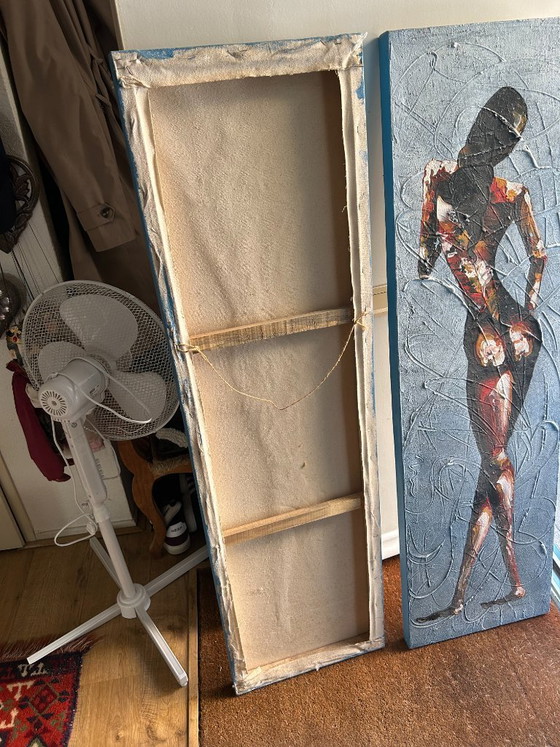 Image 1 of Peinture japonaise vintage années 60/70