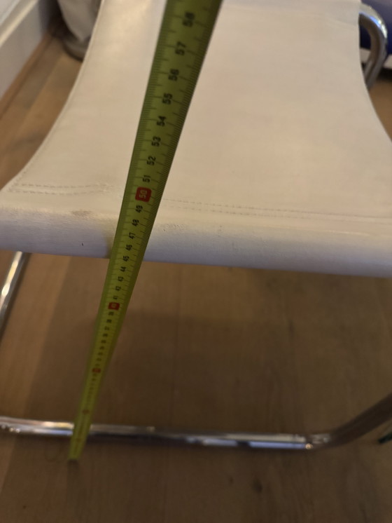 Image 1 of 2 x leren / chrome stoel