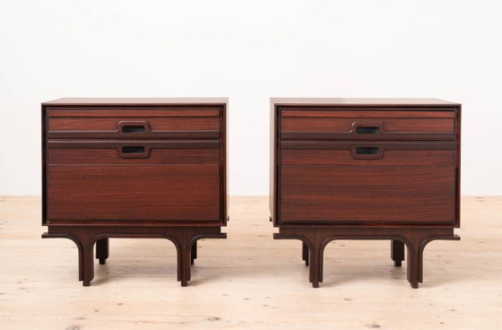 Coppia di comodini italiani attribuiti a Bernini, Italia, circa 1965 – Wood (photo 2 of 13)