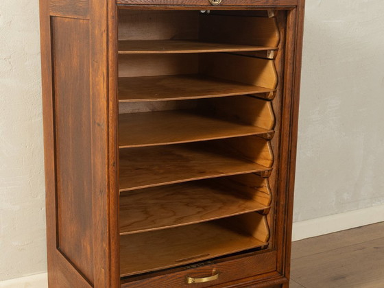 Image 1 of Art Deco roller shutter cabinet, 1930s, Vintage