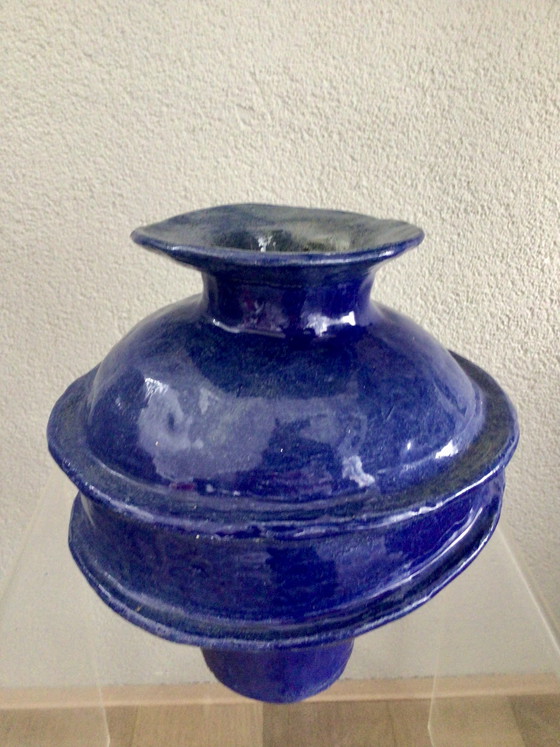 Image 1 of Vintage vase signed Unica