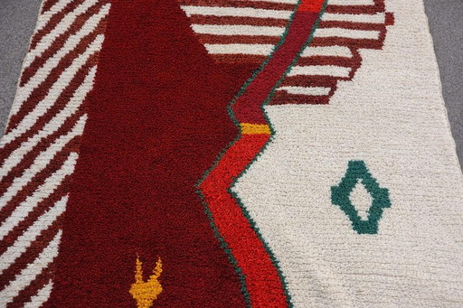 Tapis Rouge Berbère En Laine 200/270 – vloerkleden en tapijten, Wool (photo 2 of 8)