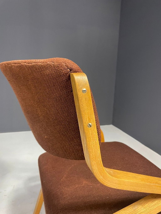 Set of Chairs by Ludvík Volák for Dřevopodnik Holešov, Czechoslovakia, 1970s