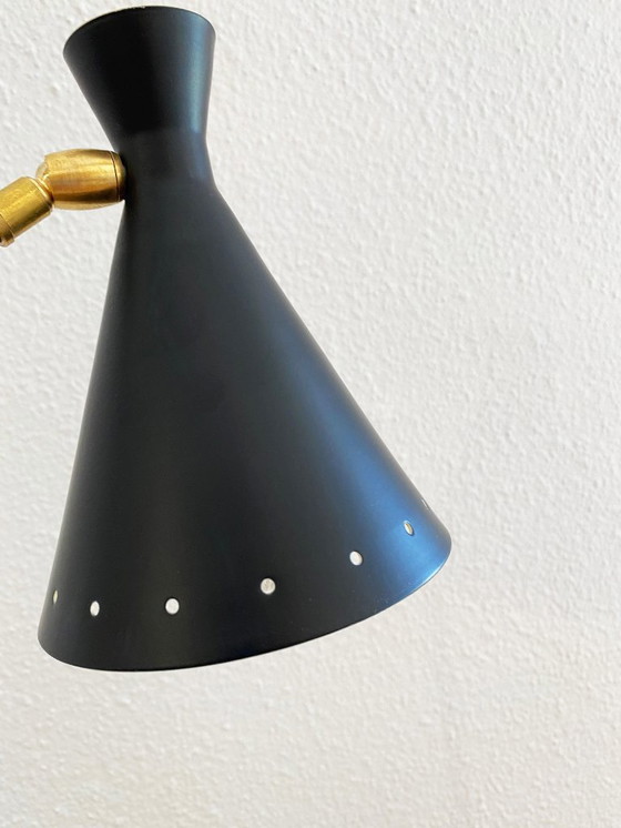 Image 1 of Grote Italiaanse designlamp met contragewicht 1950