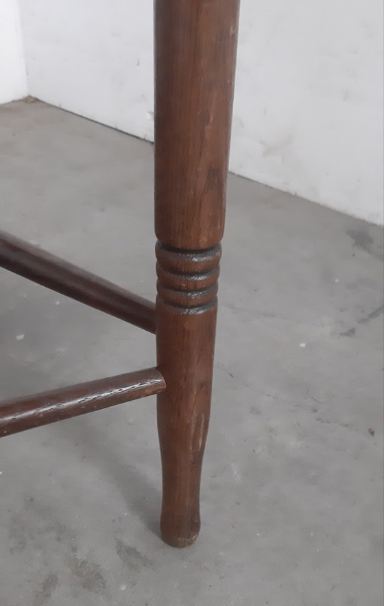 Image 1 of Antieken breistoel  rietbekleed 1910