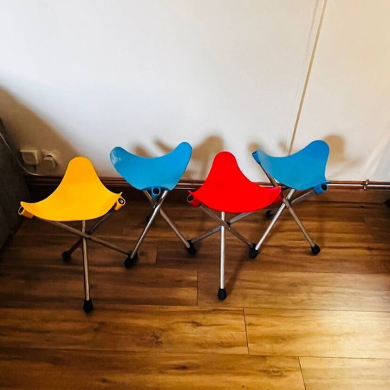 Image 1 of Ensemble de 4 tabourets LALLEMAND