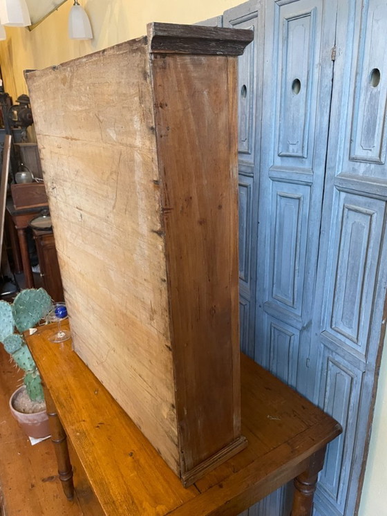 Image 1 of Vitrine suspendue, meuble de collection, meuble de toilette, antiquité française