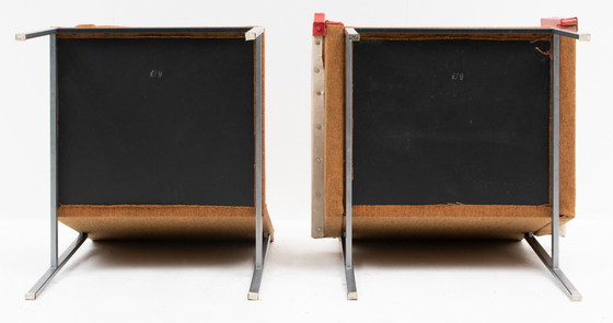 Image 1 of Set di 2 sedie Gispen 1455 di Coen de Vries anni '60