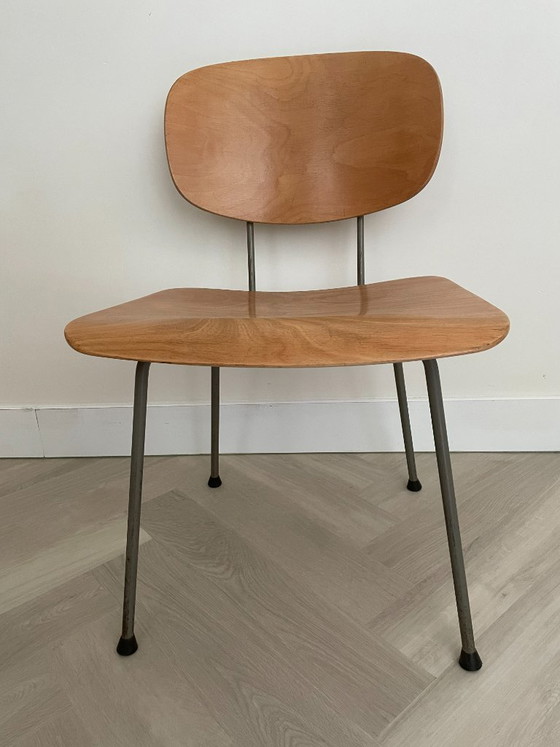 Image 1 of set van 6 stoelen Gispen 116