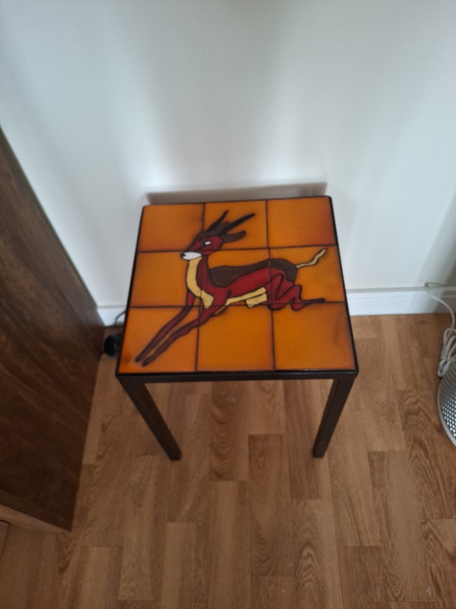 Table vintage – bijzettafels, Ceramic, Metal