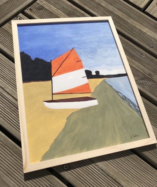 Gouache sur papier hahnemuhle.  Format 40x30cm