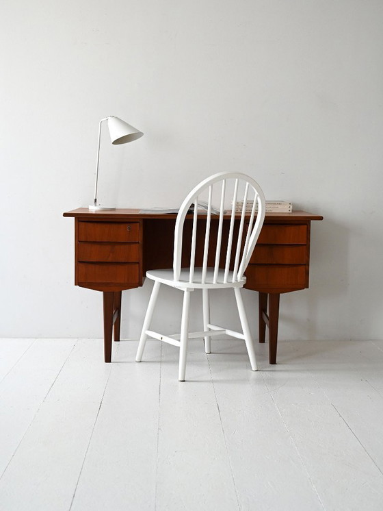 Image 1 of Scrivania danese indipendente in teak, anni '50/'60