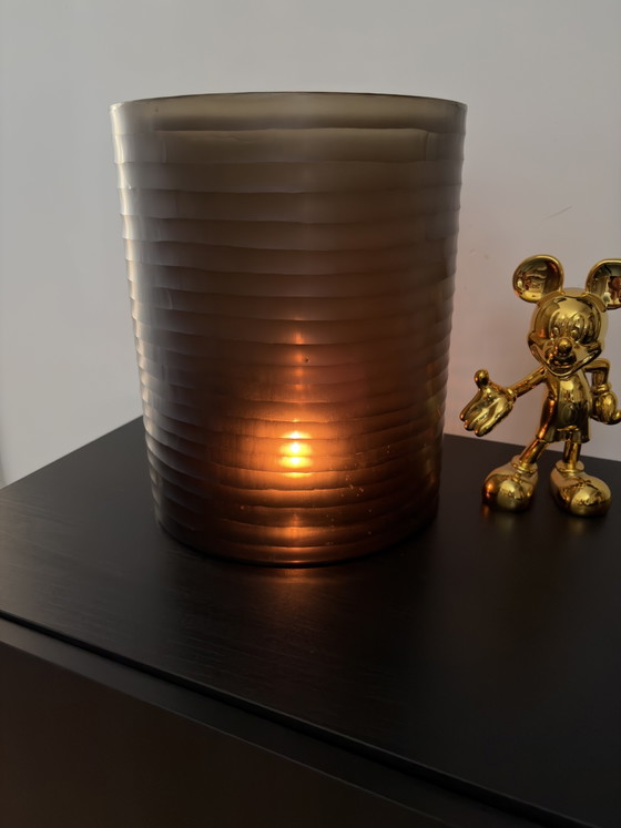 Eichholtz Hurricane Vanity Fair Hurricane Lamp Ø 24 X 30 Cm Amber Brown – Vases, Glass (photo 10 of 10)