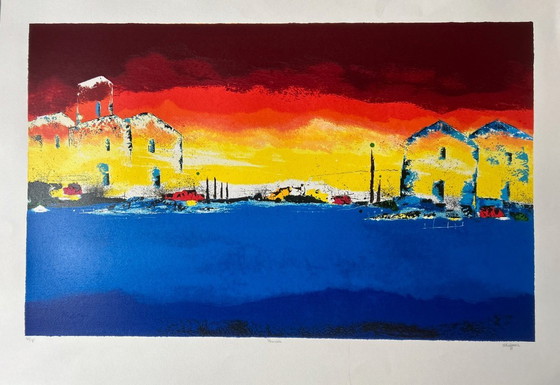 Image 1 of Screen print Henk Kuijpers - Mousaki