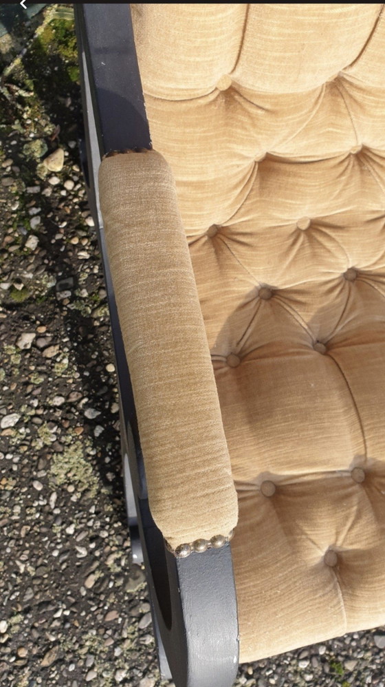 Fauteuil Chesterfield Peinture à la craie – Textile, Wood (photo 7 of 8)
