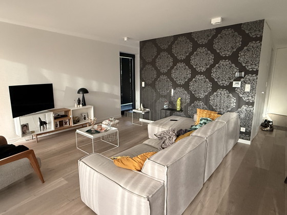 Image 1 of Moderne hoekzetel Evergreen (lichtgrijs)