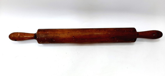 Image 1 of Antique Primitive Wooden Rolling Pin