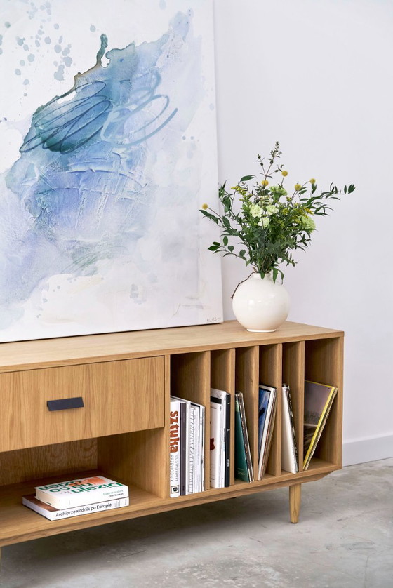 Image 1 of Tocadiscos y mueble de vinilo D-S12