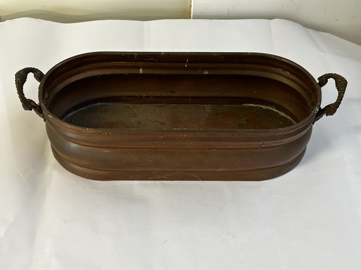 Antique copper planter Napoleon III