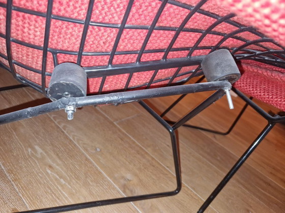 Image 1 of Sedia Knoll Bird + Pouf Harry Bertoia