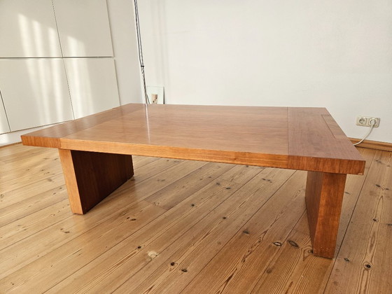 Hölzerner Couchtisch, Kirschholzfurnier, Merk onbekend, Couchtische, Braun, Modern (Foto 3 von 5)