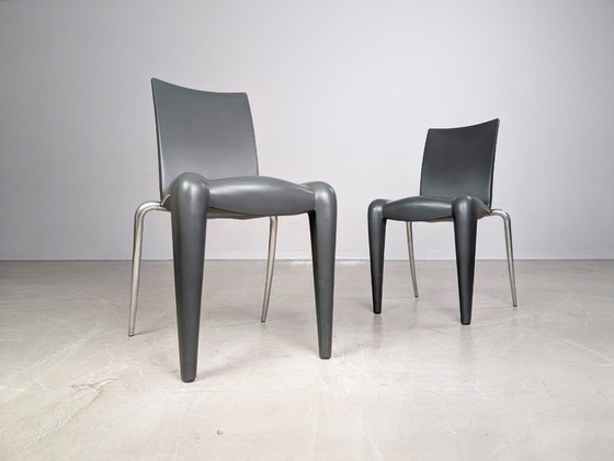 Image 1 of 2er Set Original Louis 20 Stühle Vitra Phillipe Starck 1990er Design