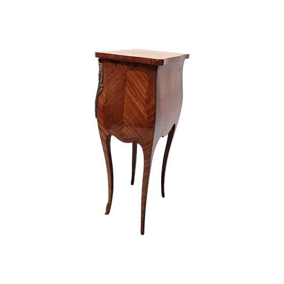 Image 1 of Louis XV style bedside table with 3 drawers, 1960s/70s