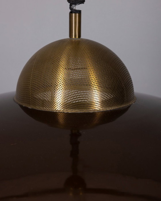 Image 1 of Lustre roulant en métal, design italien vintage des années 70