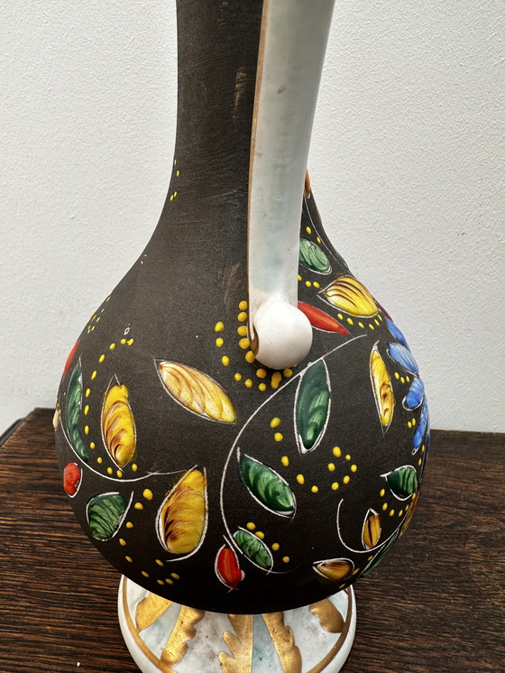 Image 1 of Vintage Soliflore Vase/Aiguillere - Hubert Becquet Quaregnon