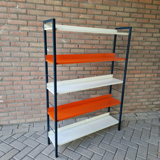 Adriaan Dekker Tomado cabinet bookcase 1960s wall rack