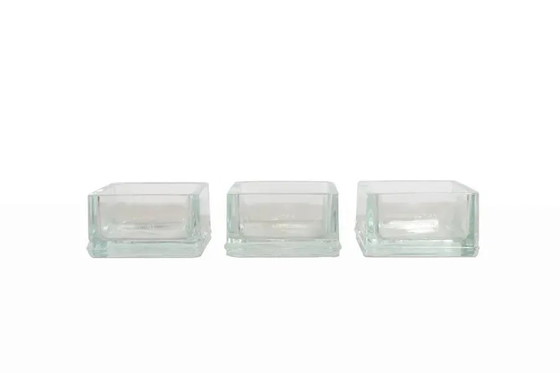 Set aus 3 Vide-Poche-Glasbehältern von Le Corbusier und Perriand für Lumax – Geschirr, Crystal (photo 2 of 4)