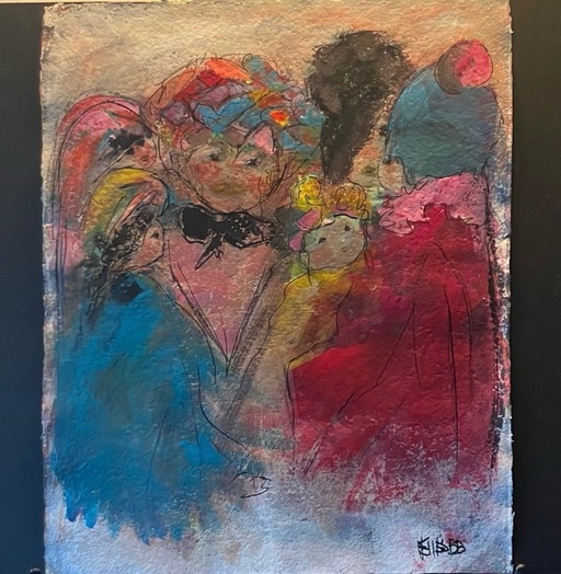 peinture de EllesBB - Poupées -