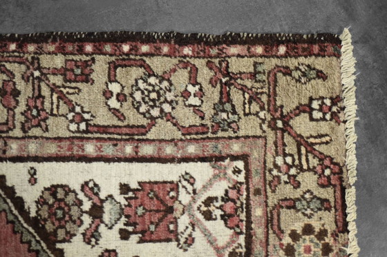 Image 1 of Vintage Hand-Woven Middle Eastern Oriental Hamadan Rug, 1960s