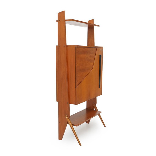 Mobile bar bookcase, 1960s