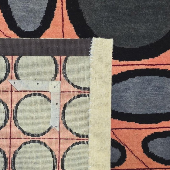 Alfombra de lana Victor Vasarely JENGE CA – Tejido a mano con base de algodón geométrico (220 x 225 cm) – Wool (photo 7 of 9)
