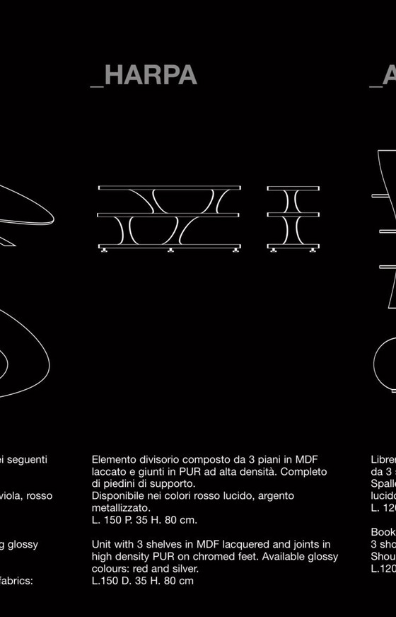 Image 1 of Harpa Modular Bookshelf By Giorgio Gurioli For Oasis – Odue Concept