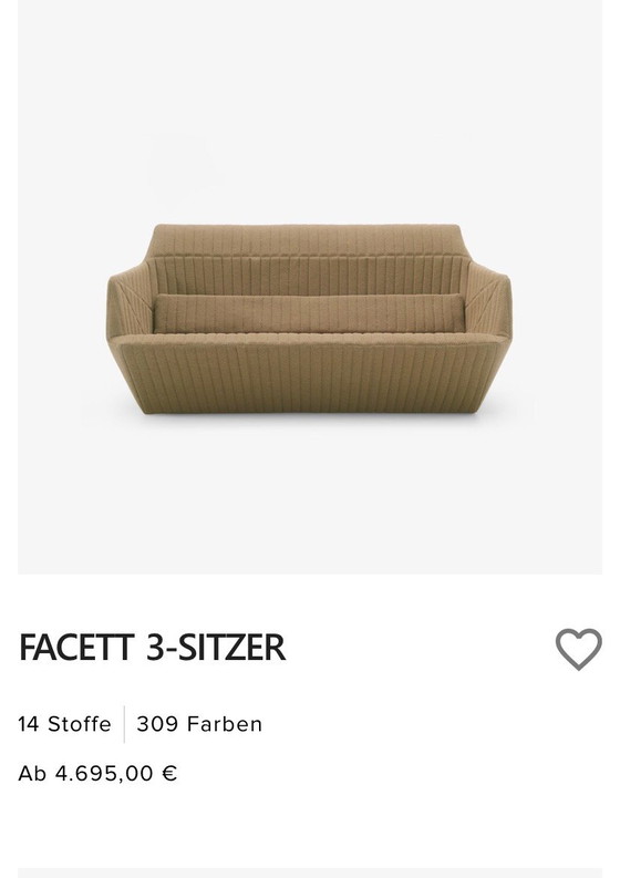 Ligne Rose Facette Sofa – Ligne Roset, 3-5 seaters, Leather (photo 13 of 14)