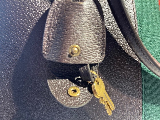 GUCCI middelgrote Mega Web Tote Bag – Top handle tassen, Kalfsleer (photo 7 of 14)