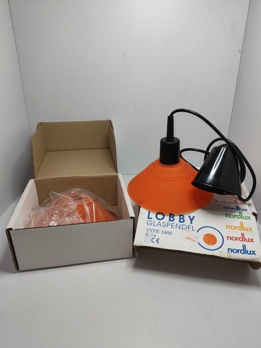 Set Nordlux Lobby Glaspendelleuchte Typ 1800 orange Hängeleuchten – hanglampen, Plastic (photo 2 of 18)