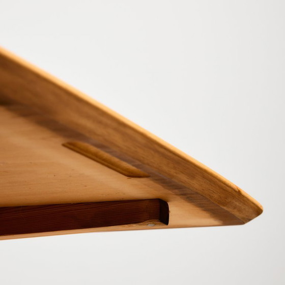 Image 1 of MK11104 Table de salle à manger restaurée en teck et chêne