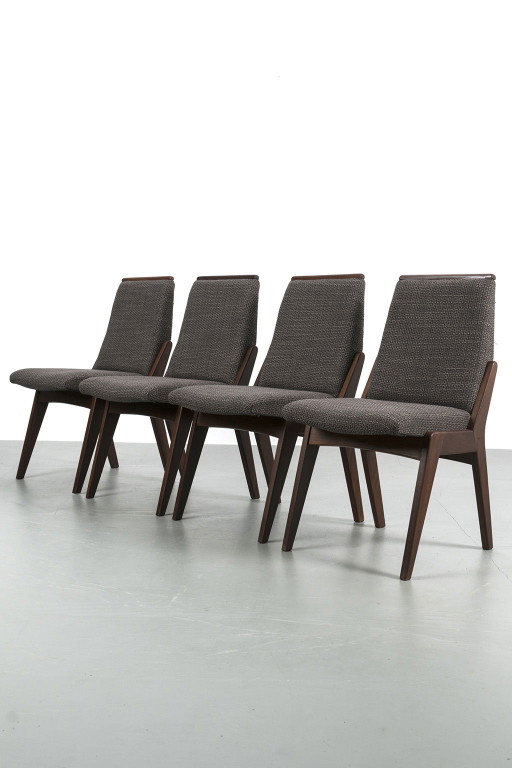 4x prachtige vintage stoelen