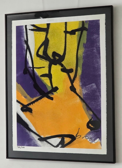 Herman Brood - Man with Horse - 79/100 - Hand signed