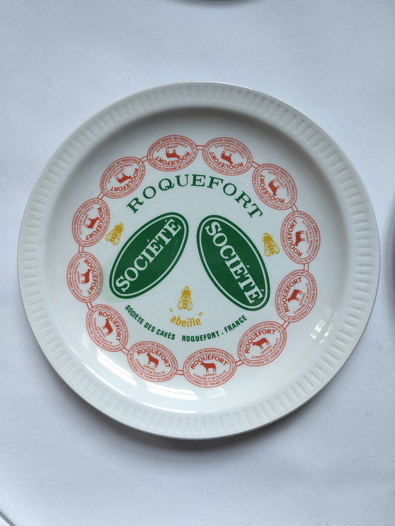 Image 1 of 6 platos de queso 'Fromages de France' de St Amand