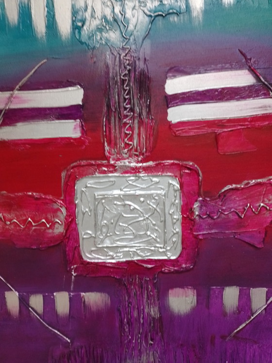 Canvas Painting Modern Art. – Cobra Art Company, Paintings & Drawings, Wood (photo 8 of 9)