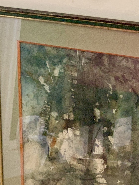Guitare : Aquarelle Originale -Slava Saveliev (1944-2013) - Provenance Atelier 1993 – Photographies, Paper (photo 23 of 26)