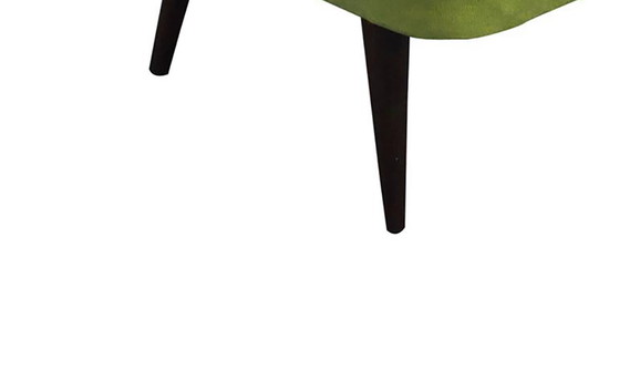 Set of Hungarian Green Club Chairs, 1950s – Armchairs (photo 3 of 6)