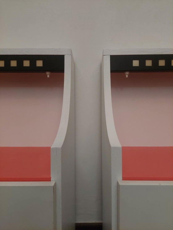 Image 1 of Set di 2 comodini vintage Space Age, anni '70