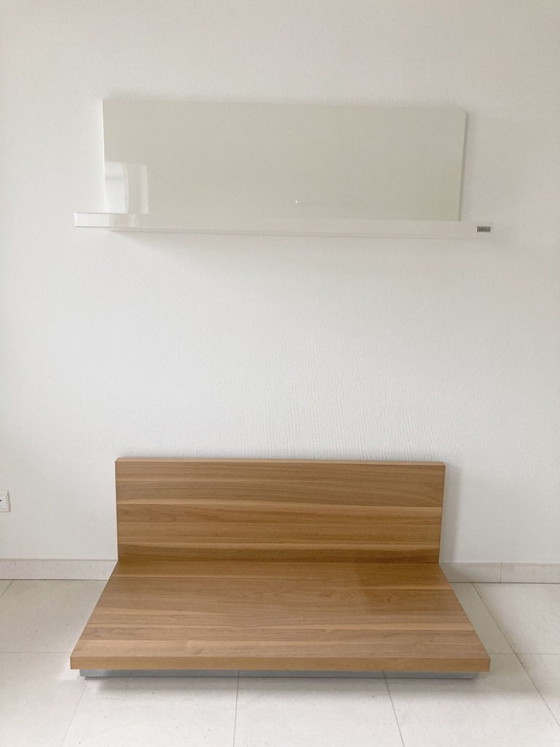 Image 1 of Hülsta Lilac hoogglans creme wandkast en -planken zeer goede staat