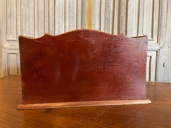 Image 1 of Desk, Roller Shutter Cabinet, Mailbox, Art Deco, 1930, French