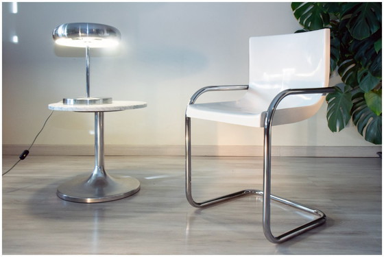 Image 1 of Sedia Space Age, anni '70, GAUTIER, cromata e resina